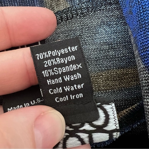 EUC Clara Sun Woo Cardigan Set in Blue Black and Gold size Small - Picture 5 of 10